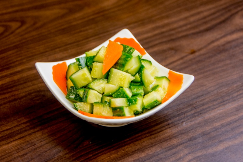 ca14. crispy cucumber salad 脆口黄瓜